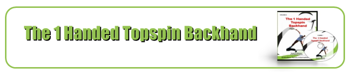 The 1 handed topspin backhand DVD by playmoderntennis.com The 1 handed topspin backhand DVD by playmoderntennis.com