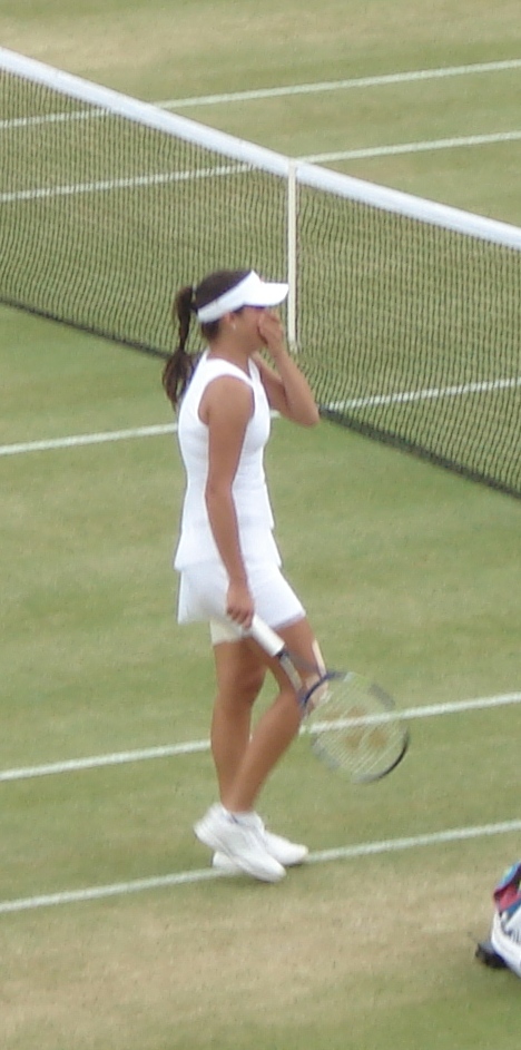 Ana Ivanovic in Tears at Wimbledon