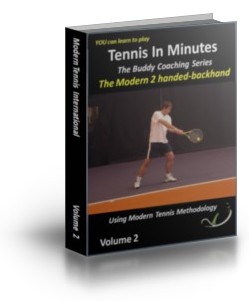 The 2 handed topspin backhand