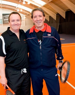 John Littleford co founder of playmoderntennis.com and Oscar Wegner the father of modern tennis methodology 